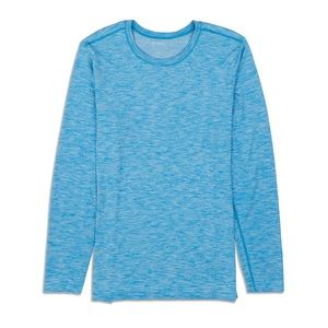 Lululemon. Metal Vent Tech Long Sleeve Shirt Blue. Size men’s medium.